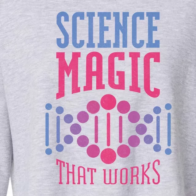 Science Magic That Works Cropped Pullover Crew