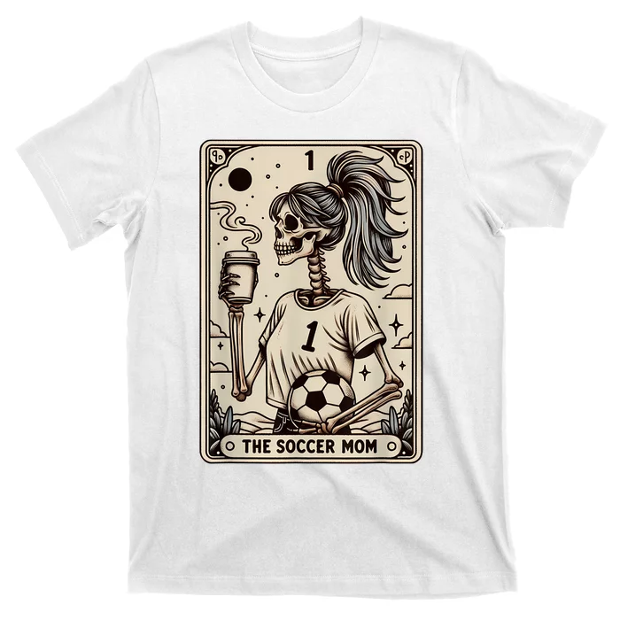 Soccer Mom Tarot Card Vintage Halloween Soccer Mama T-Shirt