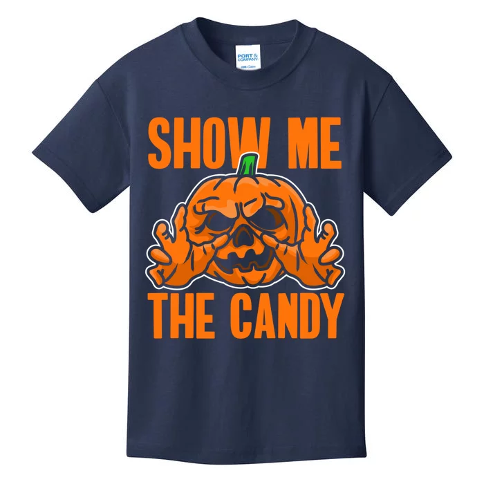 Show Me The Candy Scary Halloween Kids T-Shirt