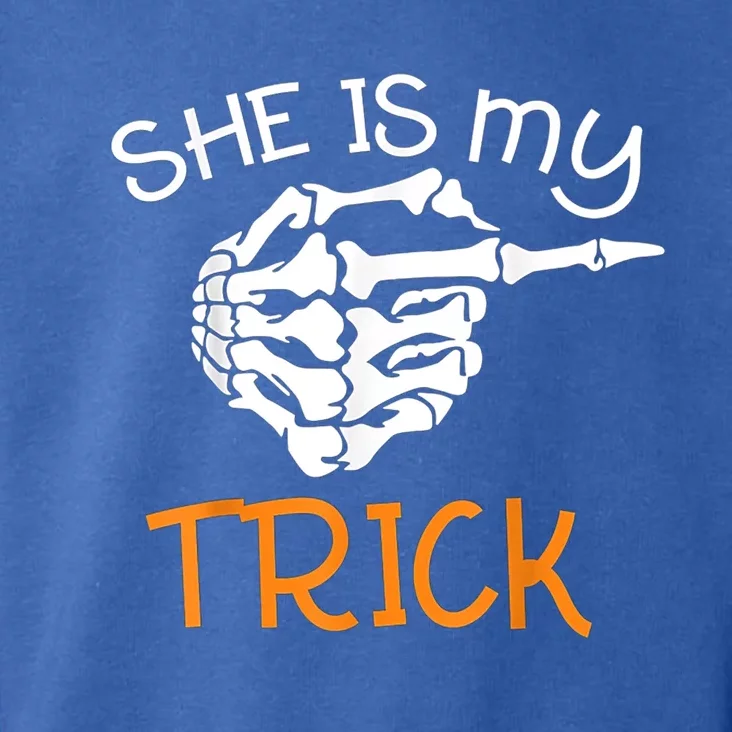 Shes My Trick Halloween Night Halloween Costume Gift Toddler Hoodie