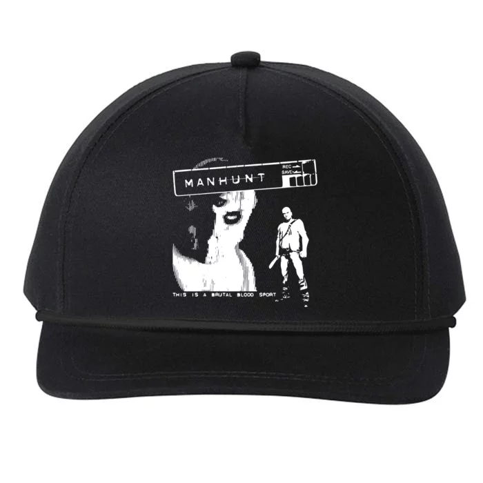 Silentprotagonist90 Manhunt This Is A Brutal Blood Sport Snapback Five-Panel Rope Hat