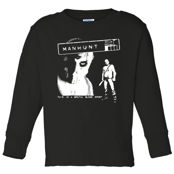 Silentprotagonist90 Manhunt This Is A Brutal Blood Sport Toddler Long Sleeve Shirt