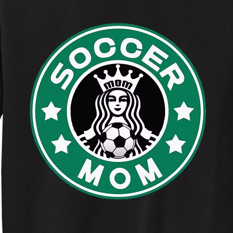 Soccer Mom Team Mom Best Mother Soccer Car Pool Tall Sweatshirt