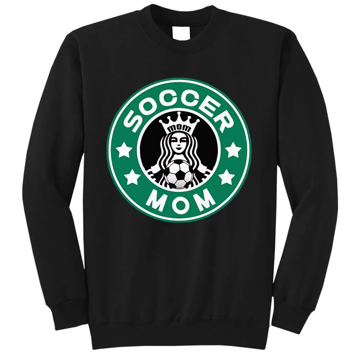 Soccer Mom Team Mom Best Mother Soccer Car Pool Tall Sweatshirt