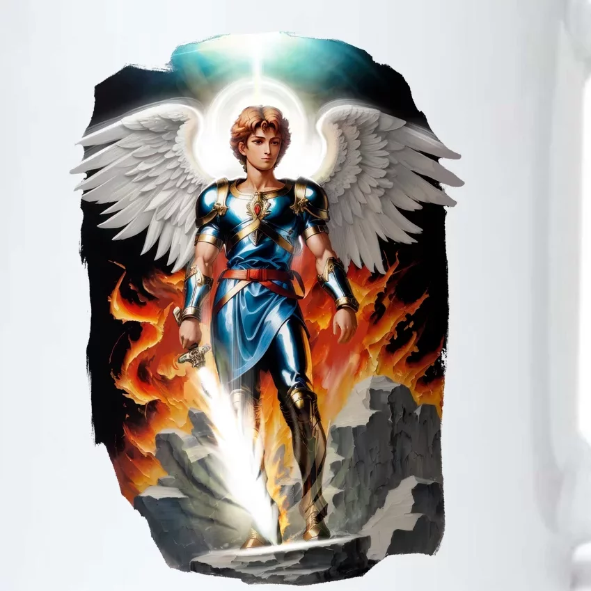 Saint Michael The Archangel Black Color Changing Mug