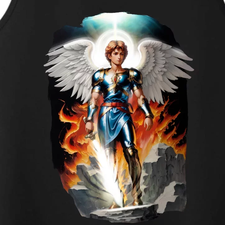 Saint Michael The Archangel Performance Tank