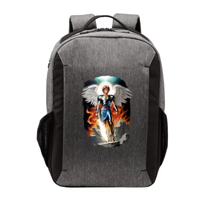 Saint Michael The Archangel Vector Backpack