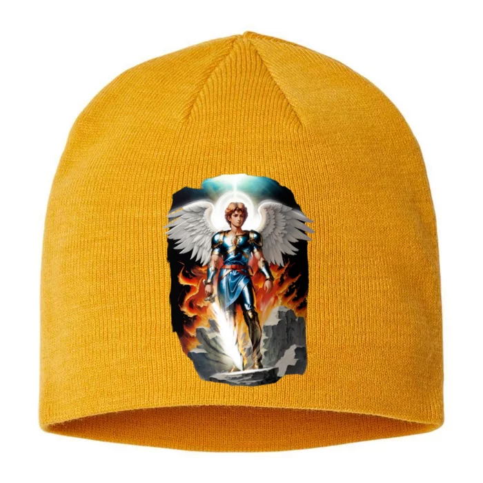 Saint Michael The Archangel 8 1/2in Sustainable Knit Beanie