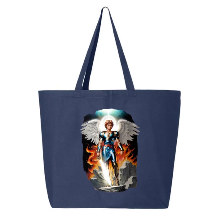 Saint Michael The Archangel 25L Jumbo Tote