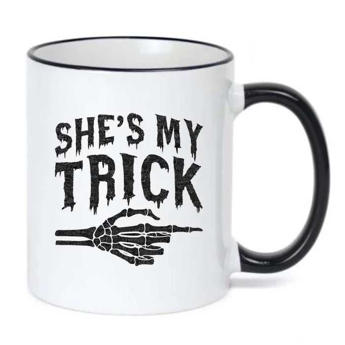 She My Trick Skeleton Hand Skull Halloween Spooky Season Boo Gift Black Color Changing Mug