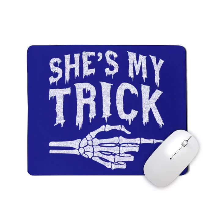 She My Trick Skeleton Hand Skull Halloween Spooky Season Boo Gift Mousepad