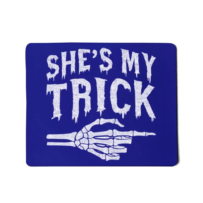 She My Trick Skeleton Hand Skull Halloween Spooky Season Boo Gift Mousepad