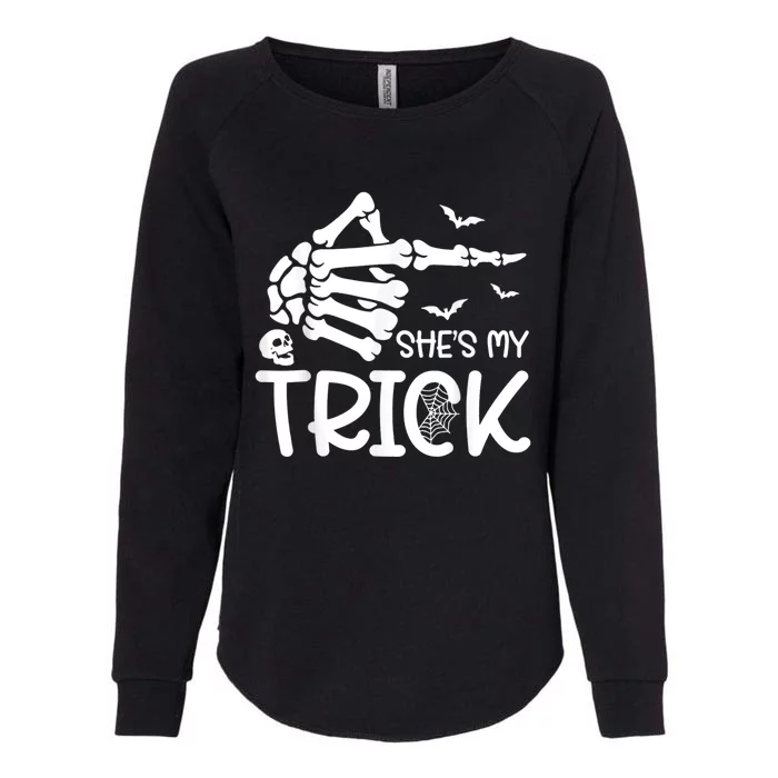 Shes My Trick Skeleton Hand Shes My Trick Skeleton Hand Womens California Wash Sweatshirt