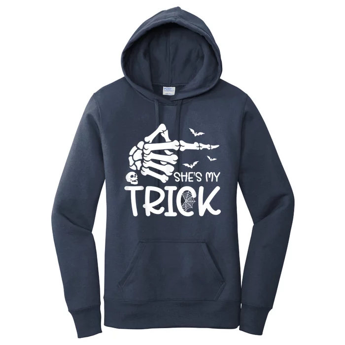 Shes My Trick Skeleton Hand Shes My Trick Skeleton Hand Women's Pullover Hoodie