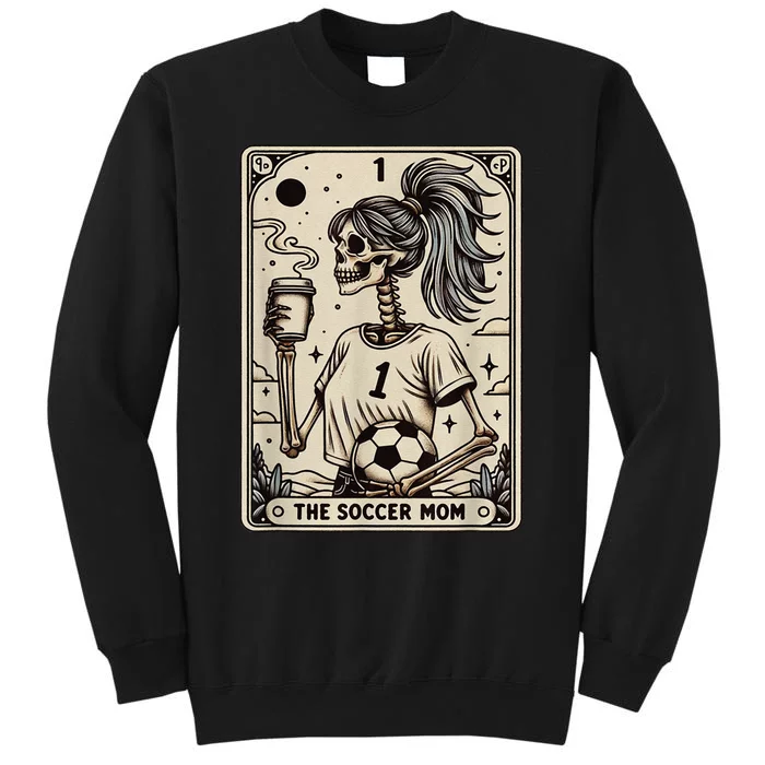 Soccer Mom Tarot Card Vintage Halloween Soccer Mama Gift Sweatshirt