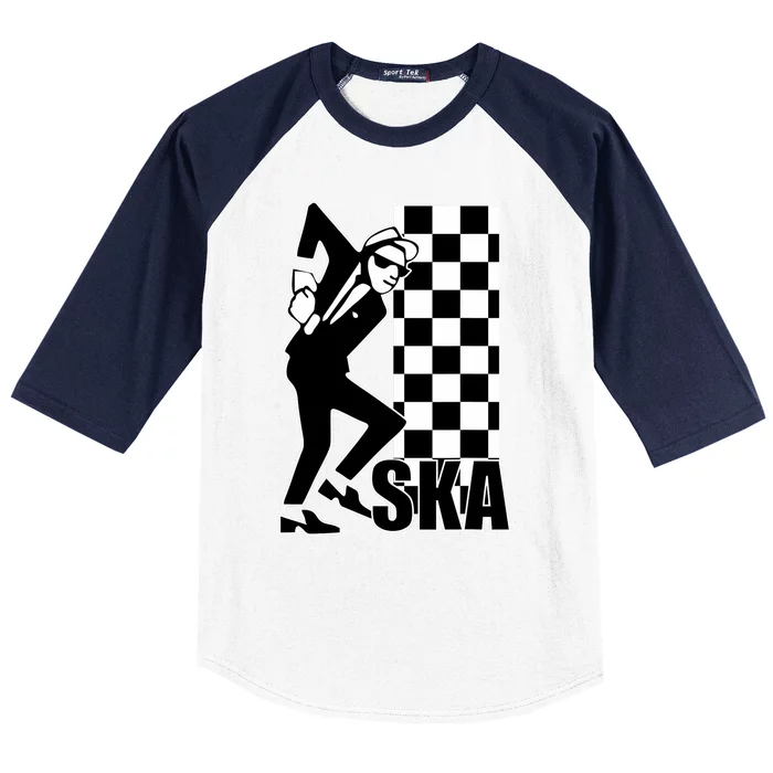 Ska Music Tska Music Is Life Ska Reggae Baseball Sleeve Shirt