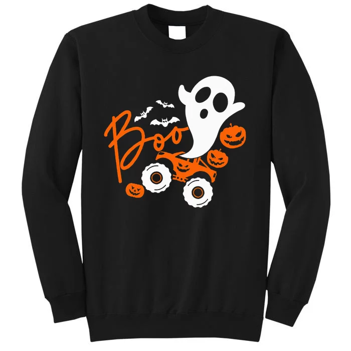 Spooky Monster Truck Halloween Decor Tall Sweatshirt