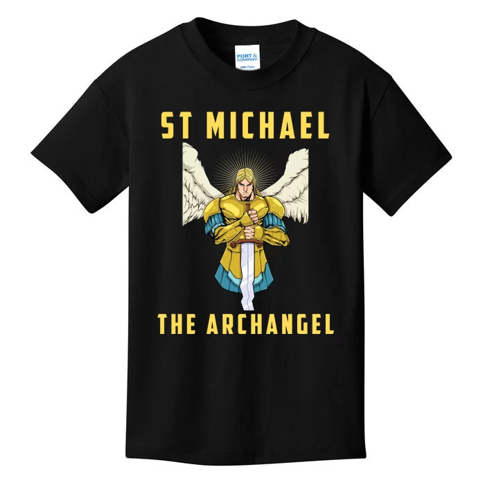 St Michael The Archangel Roman Catholic Gift Kids T-Shirt