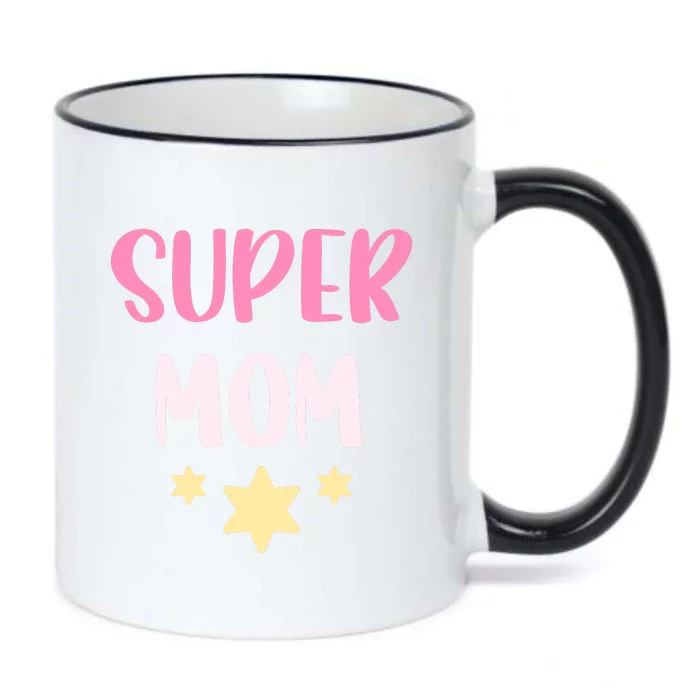 Super Mom T Black Color Changing Mug