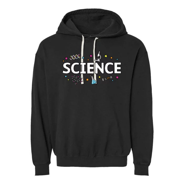 Science May The Force Be With You Funny Garment-Dyed Fleece Hoodie