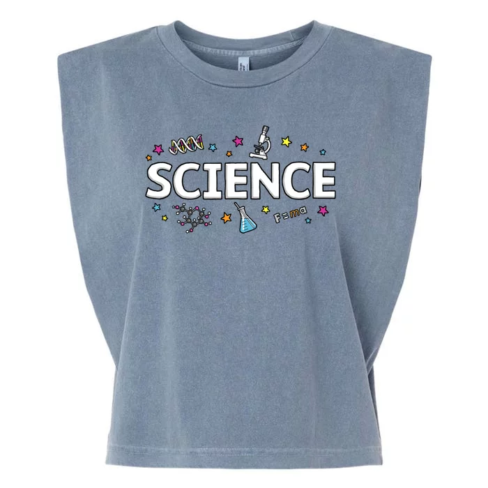 Science May The Force Be With You Funny Garment-Dyed Women's Muscle Tee