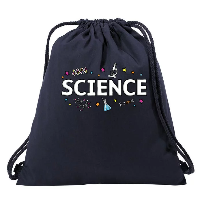 Science May The Force Be With You Funny Drawstring Bag