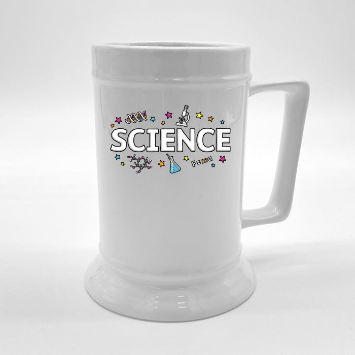 Science May The Force Be With You Funny Front & Back Beer Stein