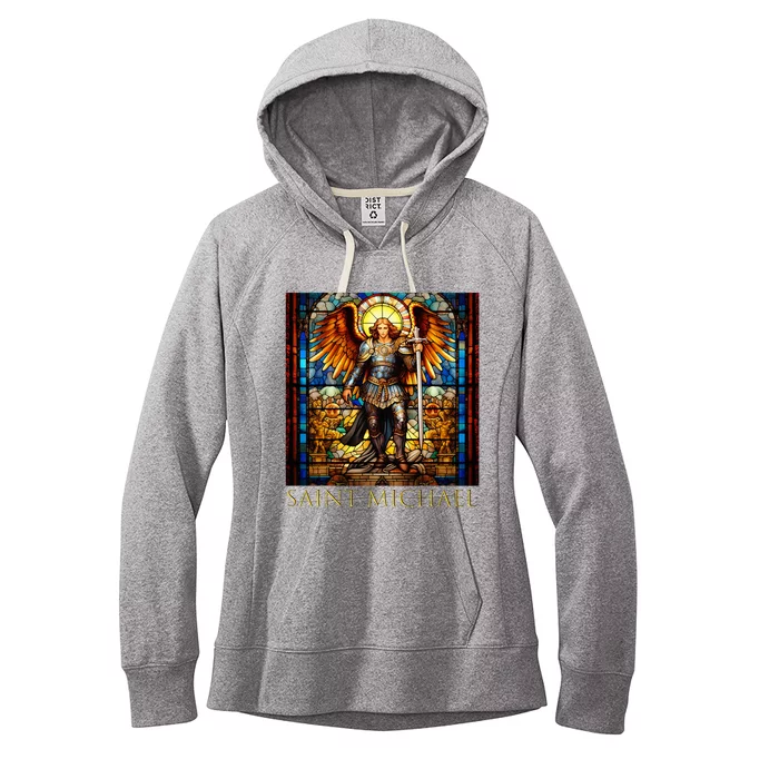 Saint Michael The Archangel Women's Fleece Hoodie