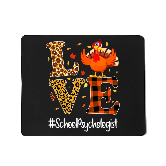 Show Me The Data School Psychologist Mousepad