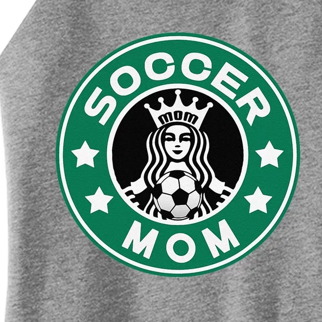 Soccer Mom Team Mom Best Mother Soccer Car Pool Women’s Perfect Tri Rocker Tank