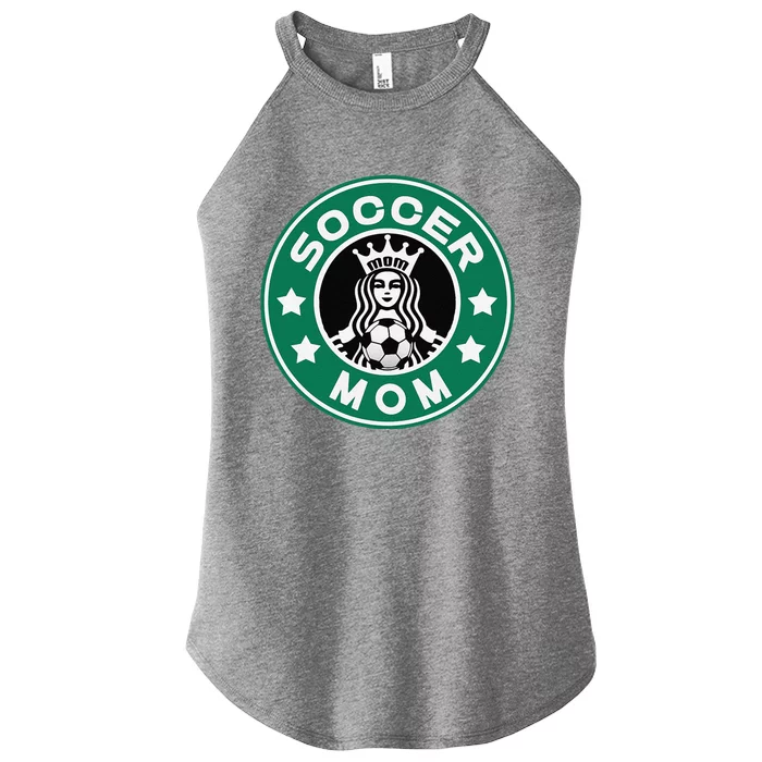 Soccer Mom Team Mom Best Mother Soccer Car Pool Women’s Perfect Tri Rocker Tank