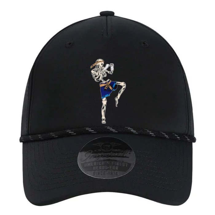 Skeleton Muay Thai Halloween Kickboxing MMA Fighter Performance The Dyno Cap