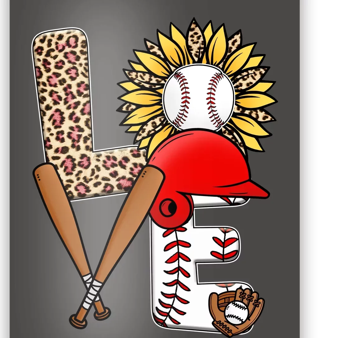 Softball Mom T Shirts, Love Soccer Leopard Sunflower Sports Ball Valentine Day Poster