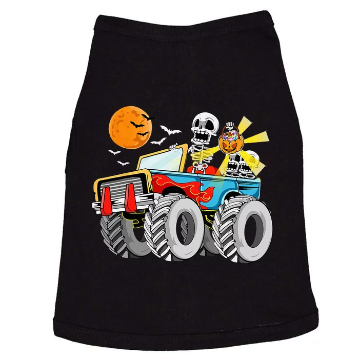 Spooky Monster Truck Halloween Costume Doggie Tank