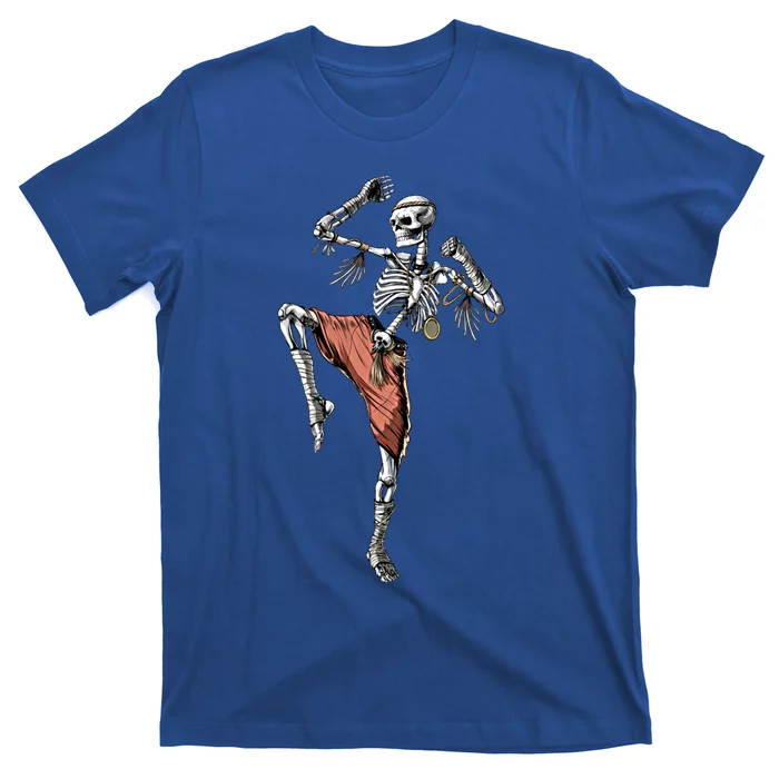 Skeleton Muay Thai Boxing Karate Kickboxing Martial Arts Gift T-Shirt