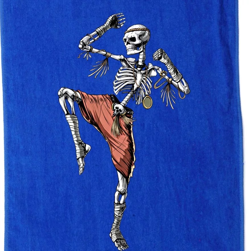 Skeleton Muay Thai Boxing Karate Kickboxing Martial Arts Gift Platinum Collection Golf Towel