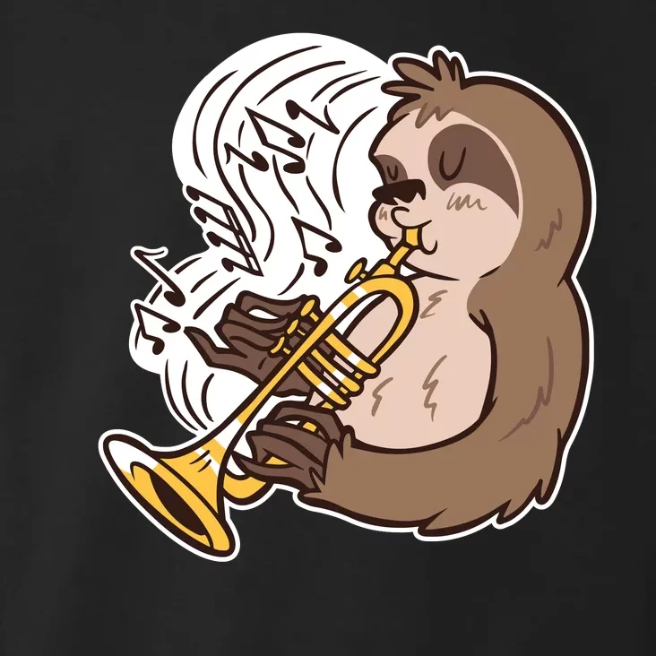 Sloth Musical Trumpet Toddler Hoodie