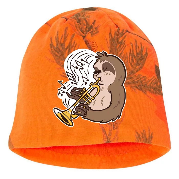 Sloth Musical Trumpet Kati - Camo Knit Beanie