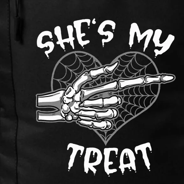 SheS My Treat Funny Halloween Matching Couple Daily Commute Backpack