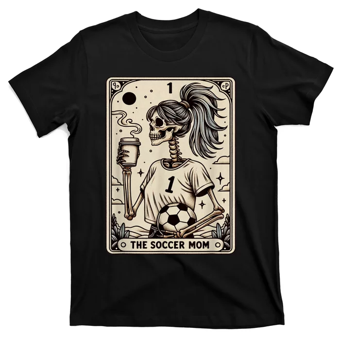 Soccer Mom Tarot Card Vintage Halloween Soccer Mama T-Shirt