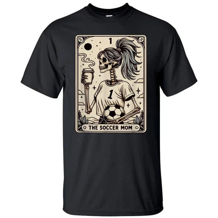 Soccer Mom Tarot Card Vintage Halloween Soccer Mama Tall T-Shirt