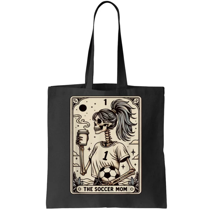 Soccer Mom Tarot Card Vintage Halloween Soccer Mama Tote Bag