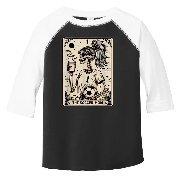 Soccer Mom Tarot Card Vintage Halloween Soccer Mama Toddler Fine Jersey T-Shirt