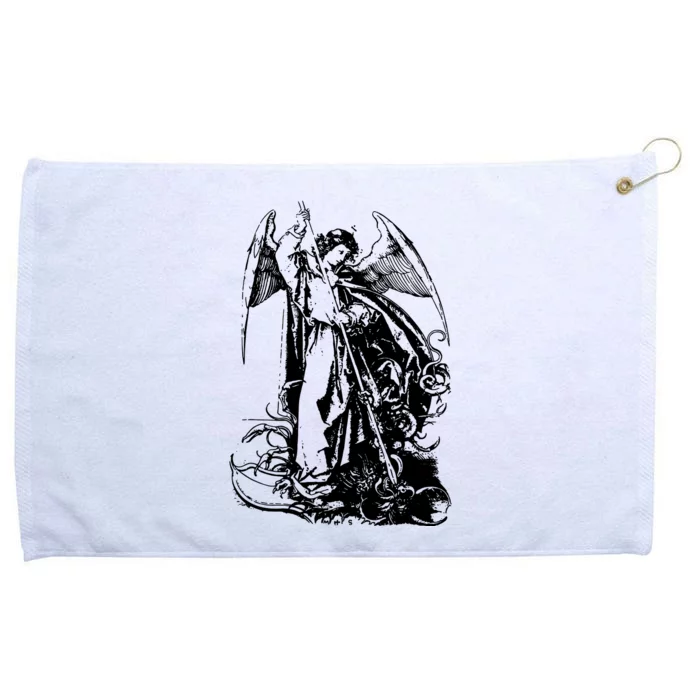 St Michael The Archangel Angel Grommeted Golf Towel