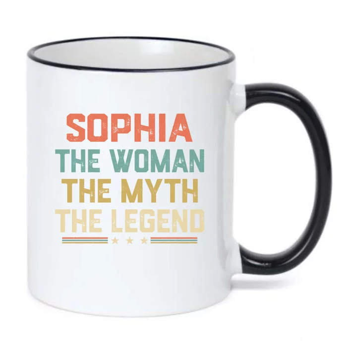 Sophia Myth The Legend Gift Sophia First Name Cool Gift Black Color Changing Mug