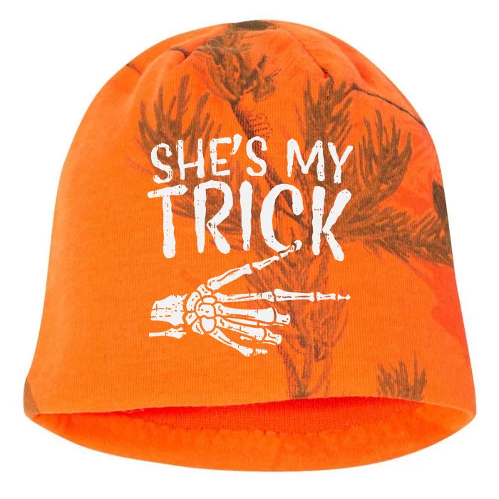 Shes My Trick Matching Couple Halloween Costume Boyfriend Kati - Camo Knit Beanie