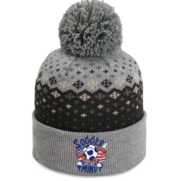 Soccer Mind USA The Baniff Cuffed Pom Beanie