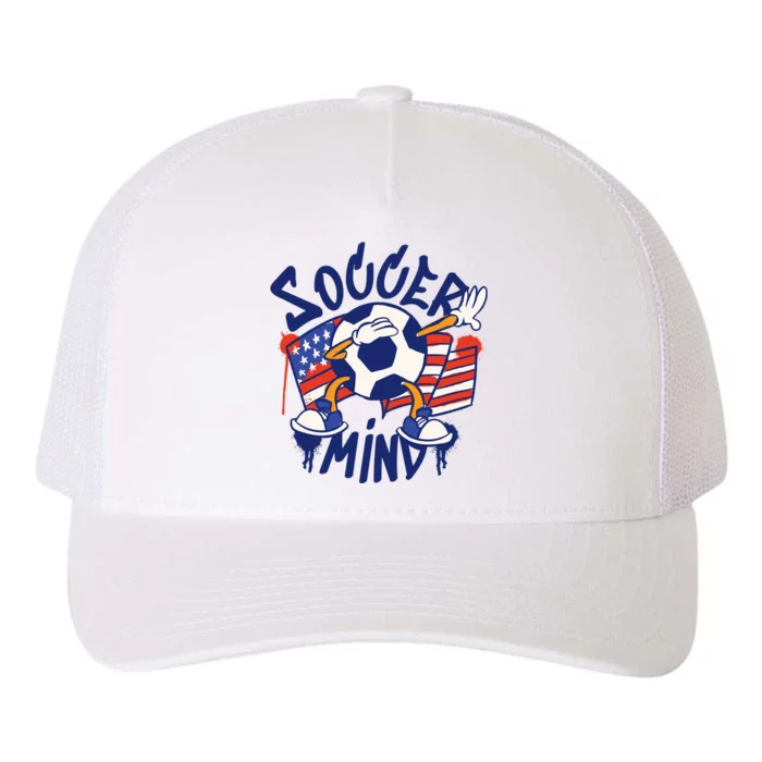 Soccer Mind USA Yupoong Adult 5-Panel Trucker Hat