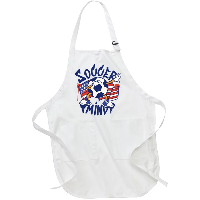 Soccer Mind USA Full-Length Apron With Pocket