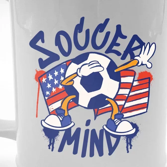 Soccer Mind USA Front & Back Beer Stein